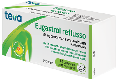 EUGASTROL REFLUSSO*14CPR 20MG - Metafarm