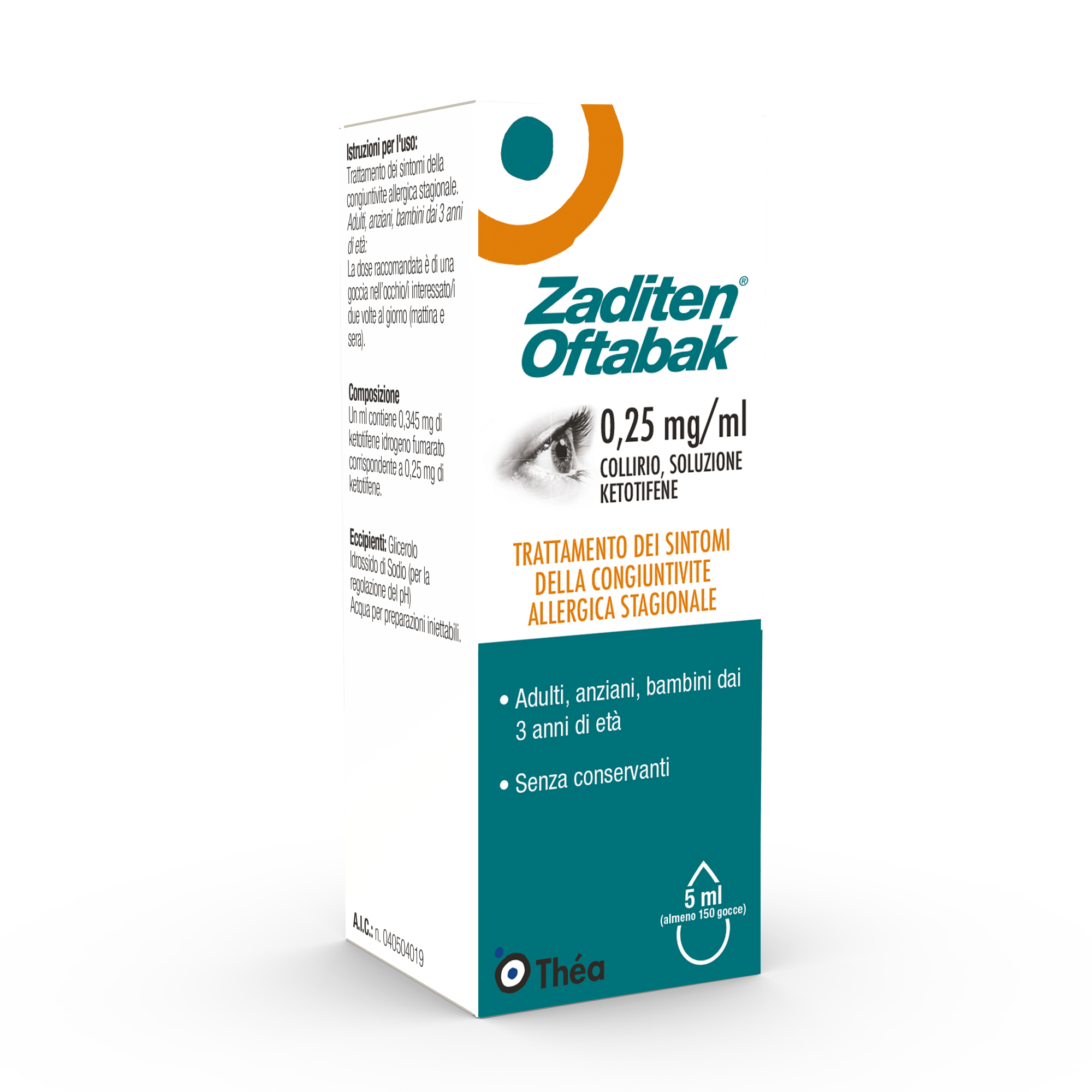 ZADITEN OFTABAK*COLLIRIO FL5ML - Metafarm