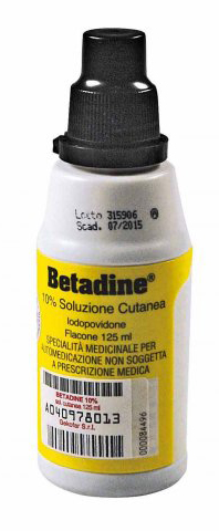BETADINE*SOLUZ CUT 125ML 10% - Metafarm