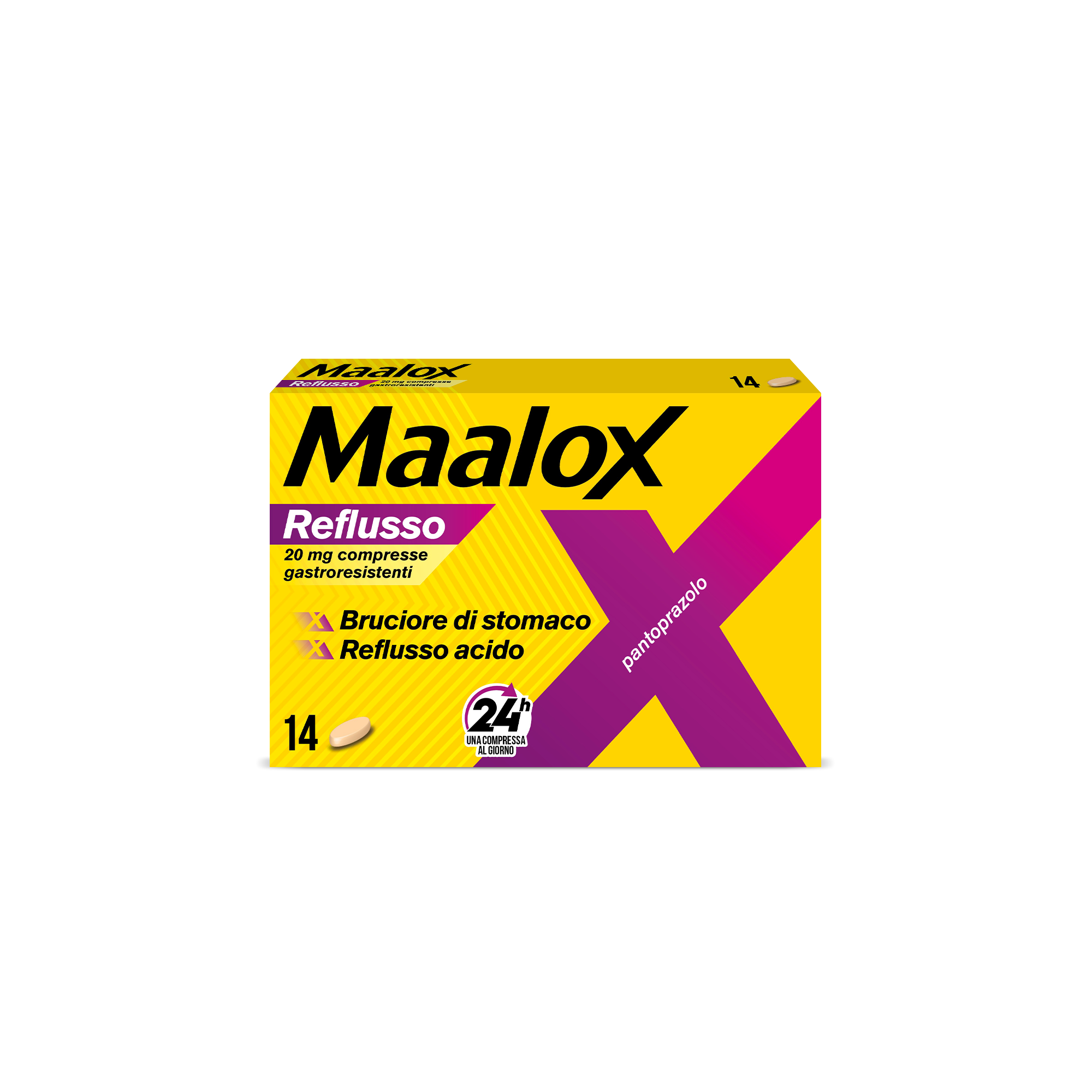 MAALOX REFLUSSO*14CPR 20MG - Metafarm