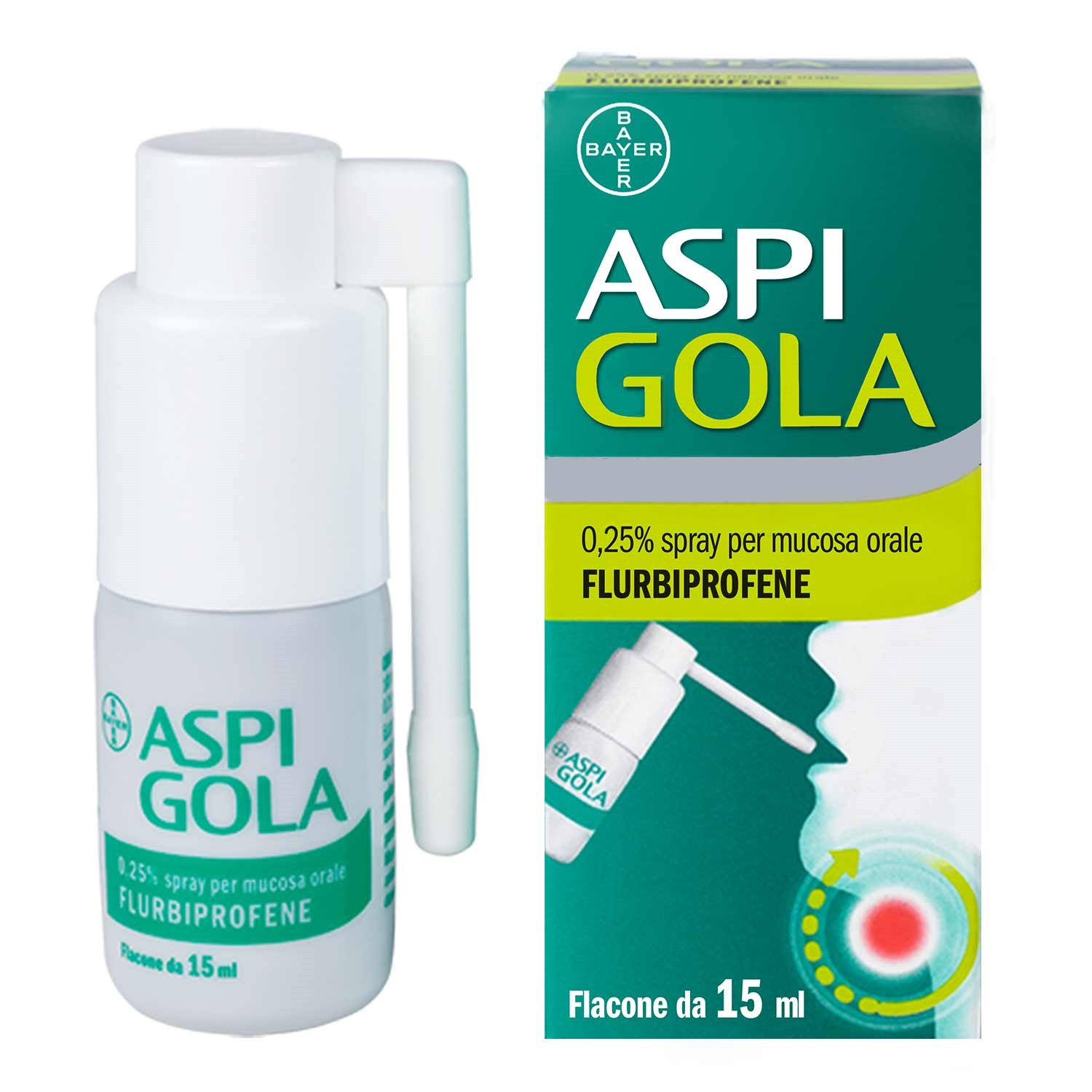 ASPI GOLA*OS SPRAY 15ML 0,25% - Metafarm