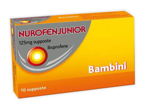NUROFENJUNIOR*10SUPP 125MG - Metafarm