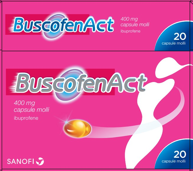 BUSCOFENACT*20CPS MOLLI 400MG - Metafarm