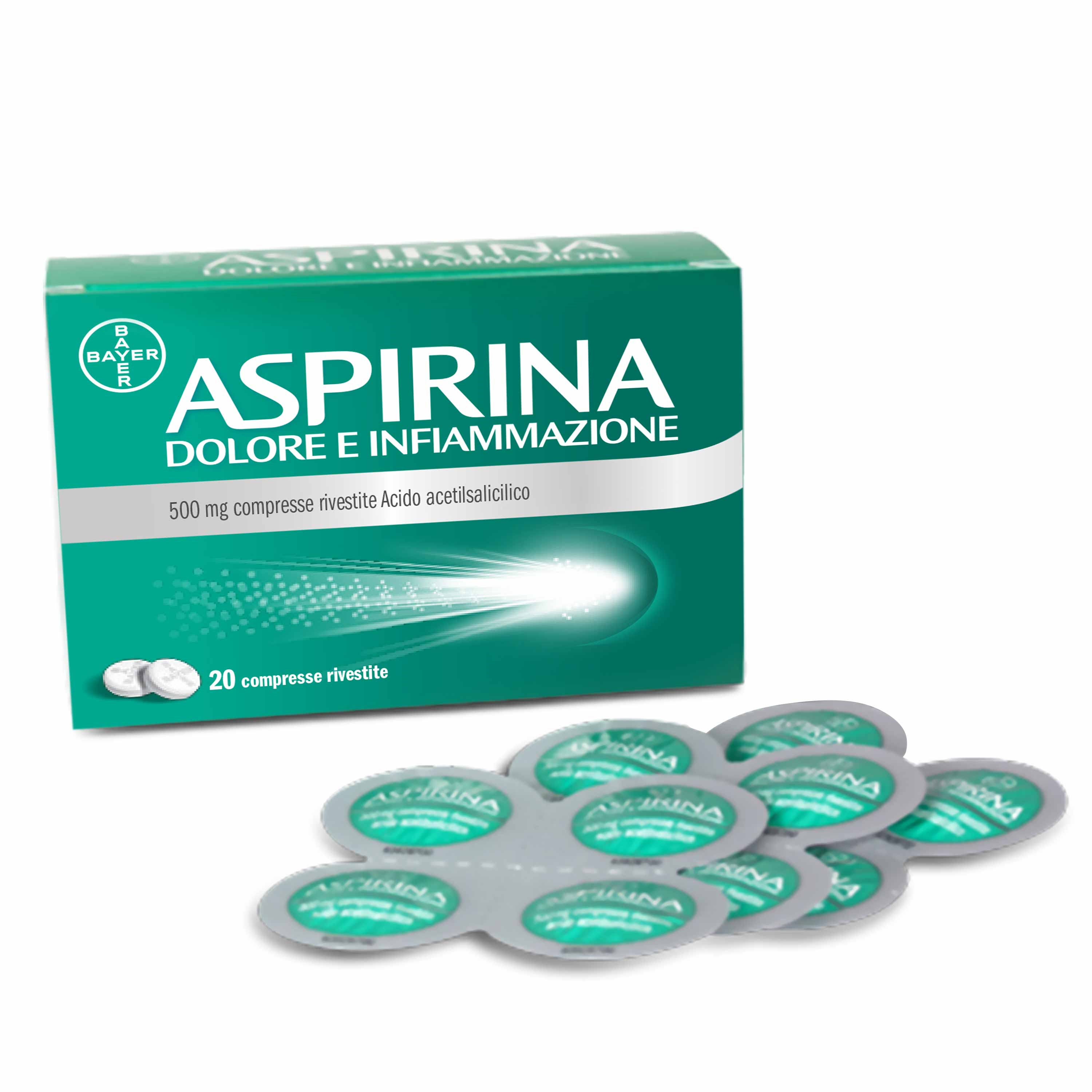 ASPIRINA DOLORE INF*20CPR500MG - Metafarm