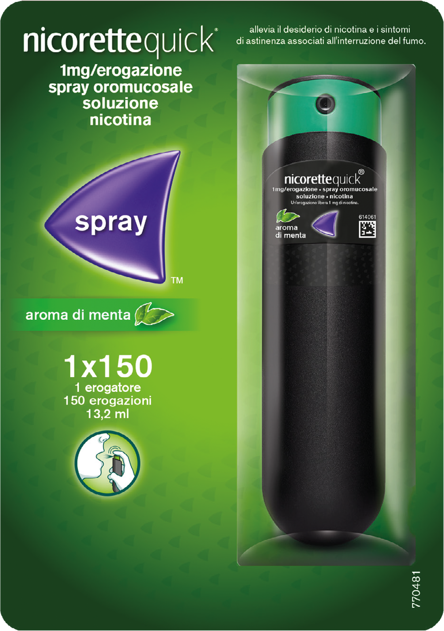 NICORETTEQUICK*SPRAY 1FL 150D - Metafarm