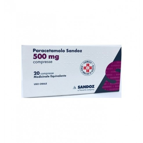 PARACETAMOLO SAND*20CPR 500MG - Metafarm