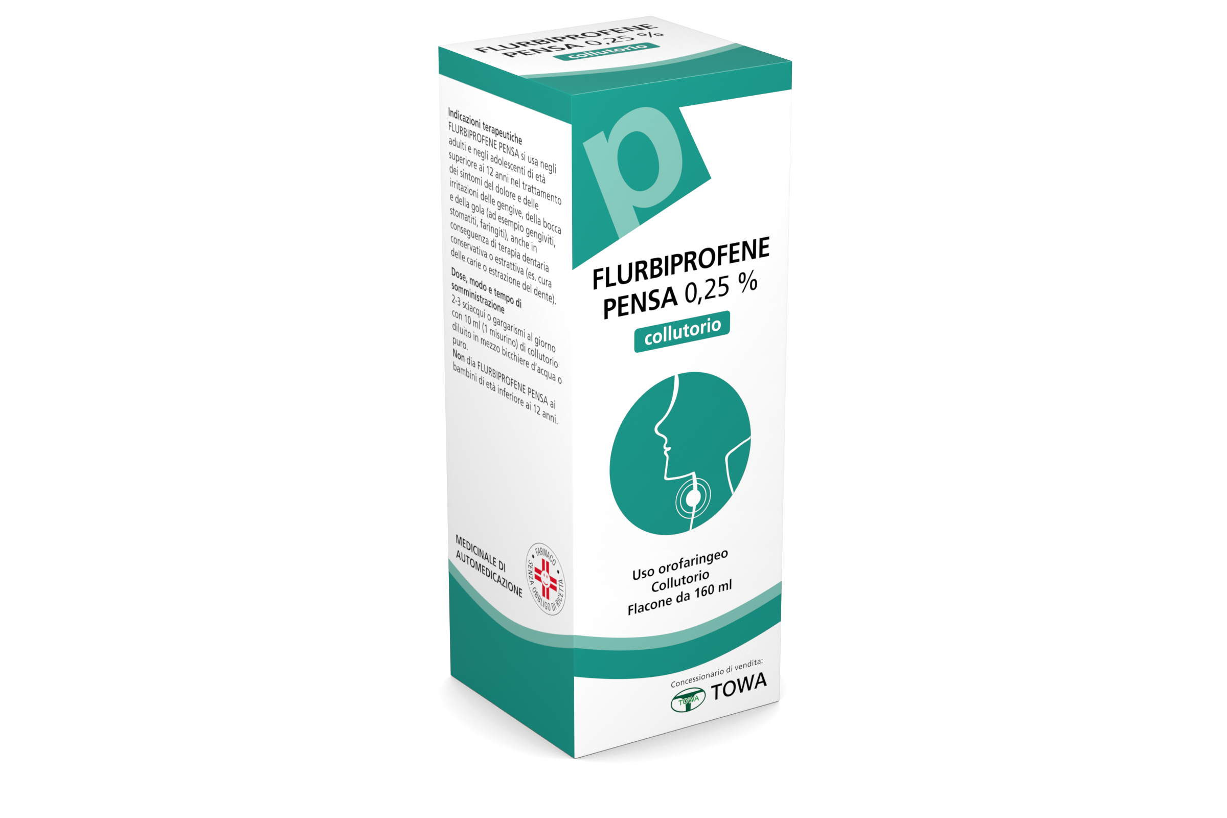 FLURBIPROFENE PE*COLLUT 160ML - Metafarm