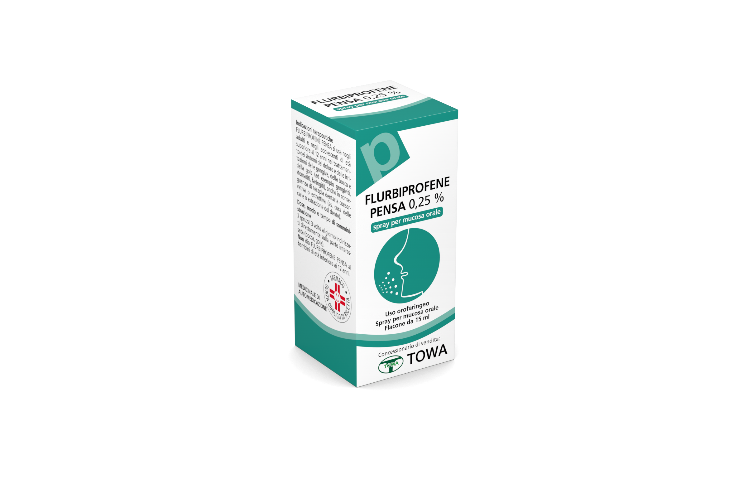 FLURBIPROFENE PE*OS SPRAY 15ML - Metafarm