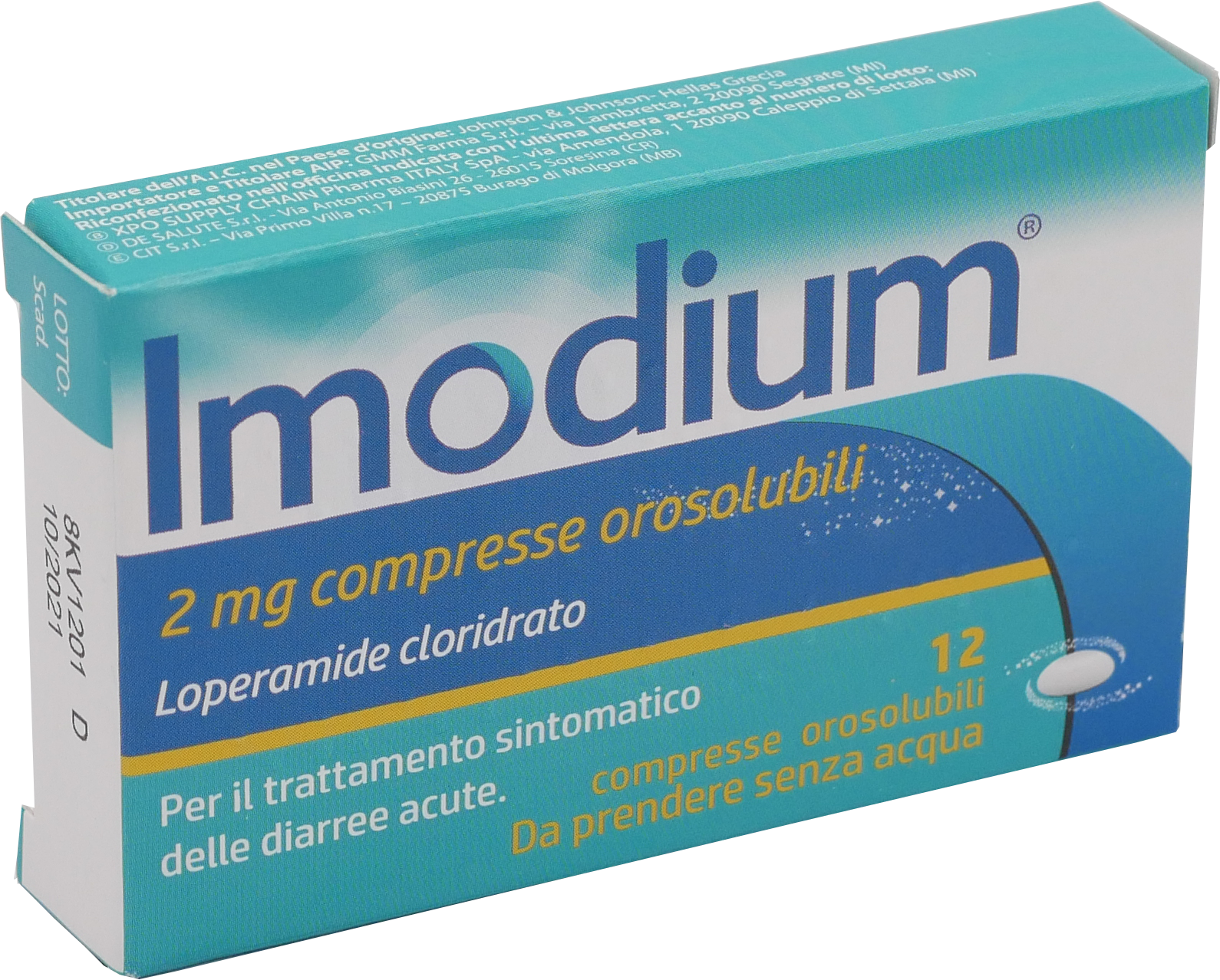 IMODIUM*12CPR OROSOL 2MG - Metafarm