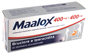 MAALOX*40CPR MAST 400MG+400MG - Metafarm