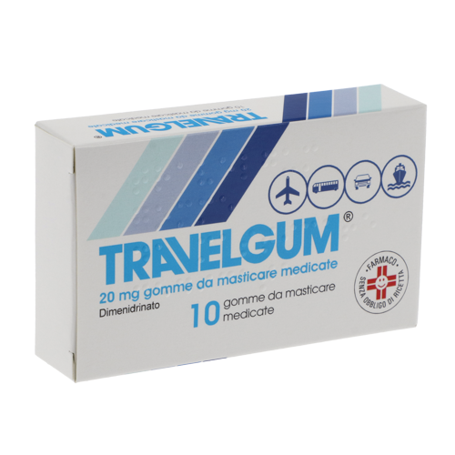 TRAVELGUM*10GOMME MAST 20MG - Metafarm