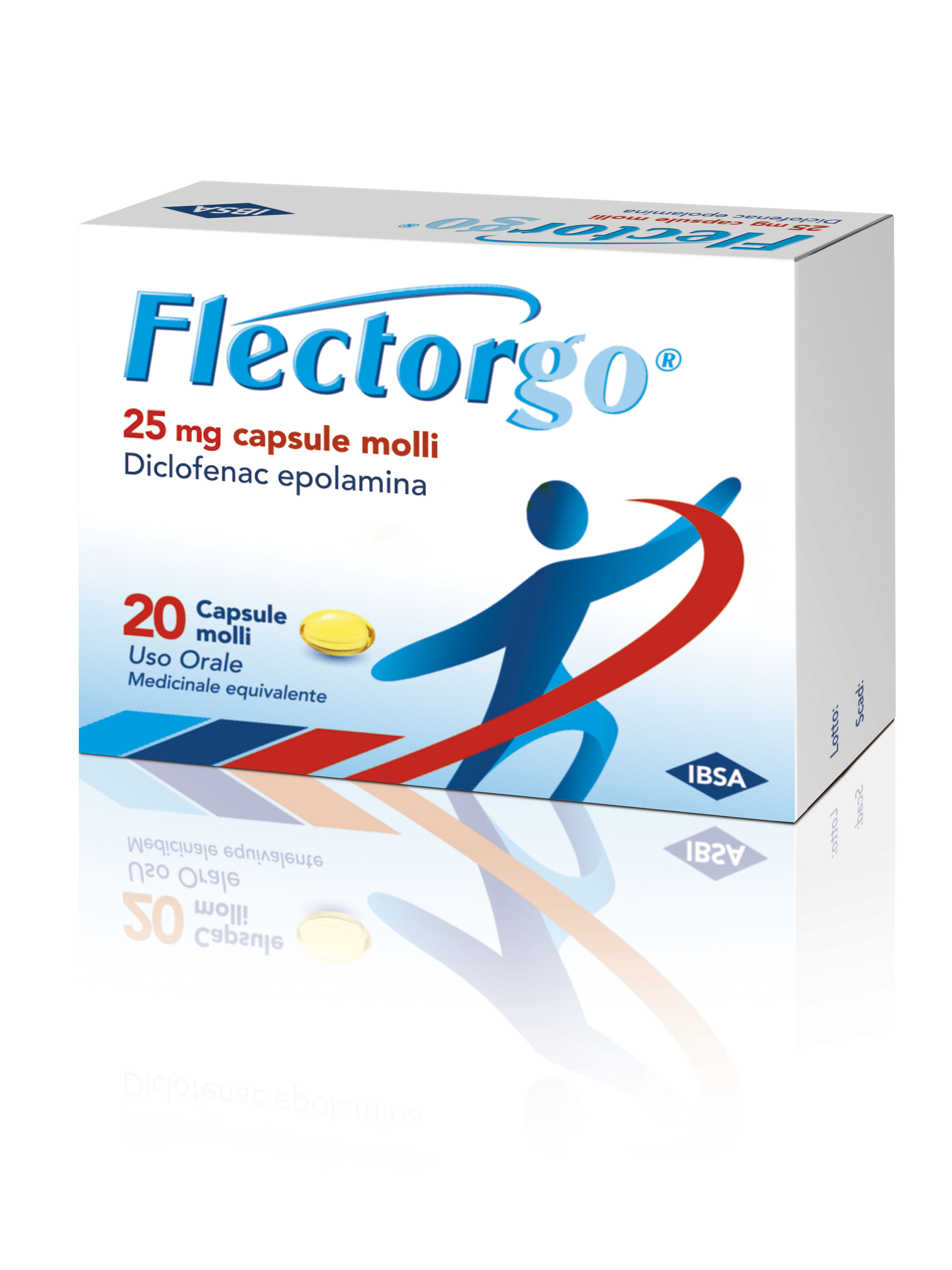 FLECTORGO*20CPS MOLLI 25MG - Metafarm