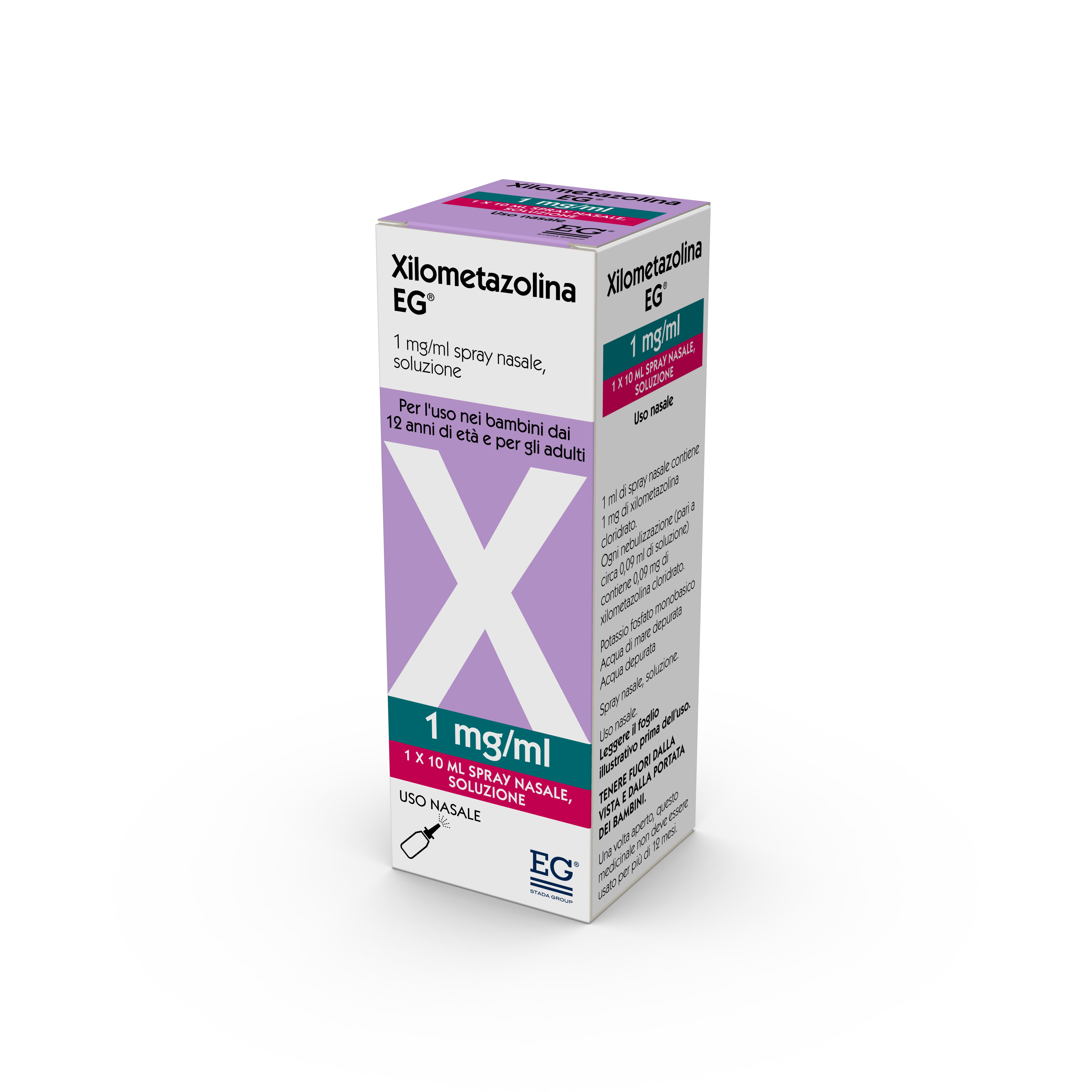 XILOMETAZOLINA EG*SPR10ML 10MG - Metafarm
