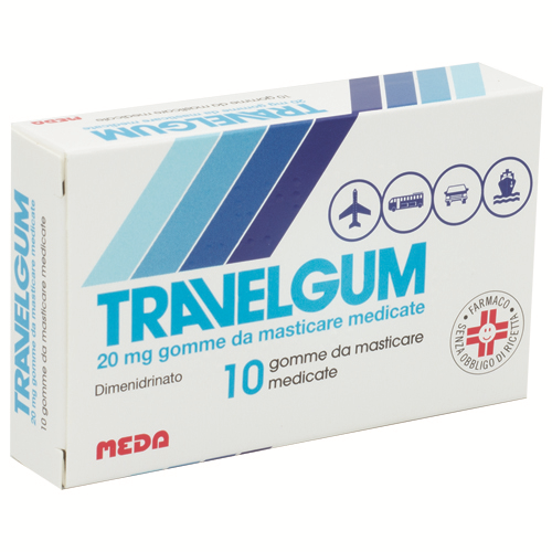 TRAVELGUM*10GOMME MAST 20MG - Metafarm