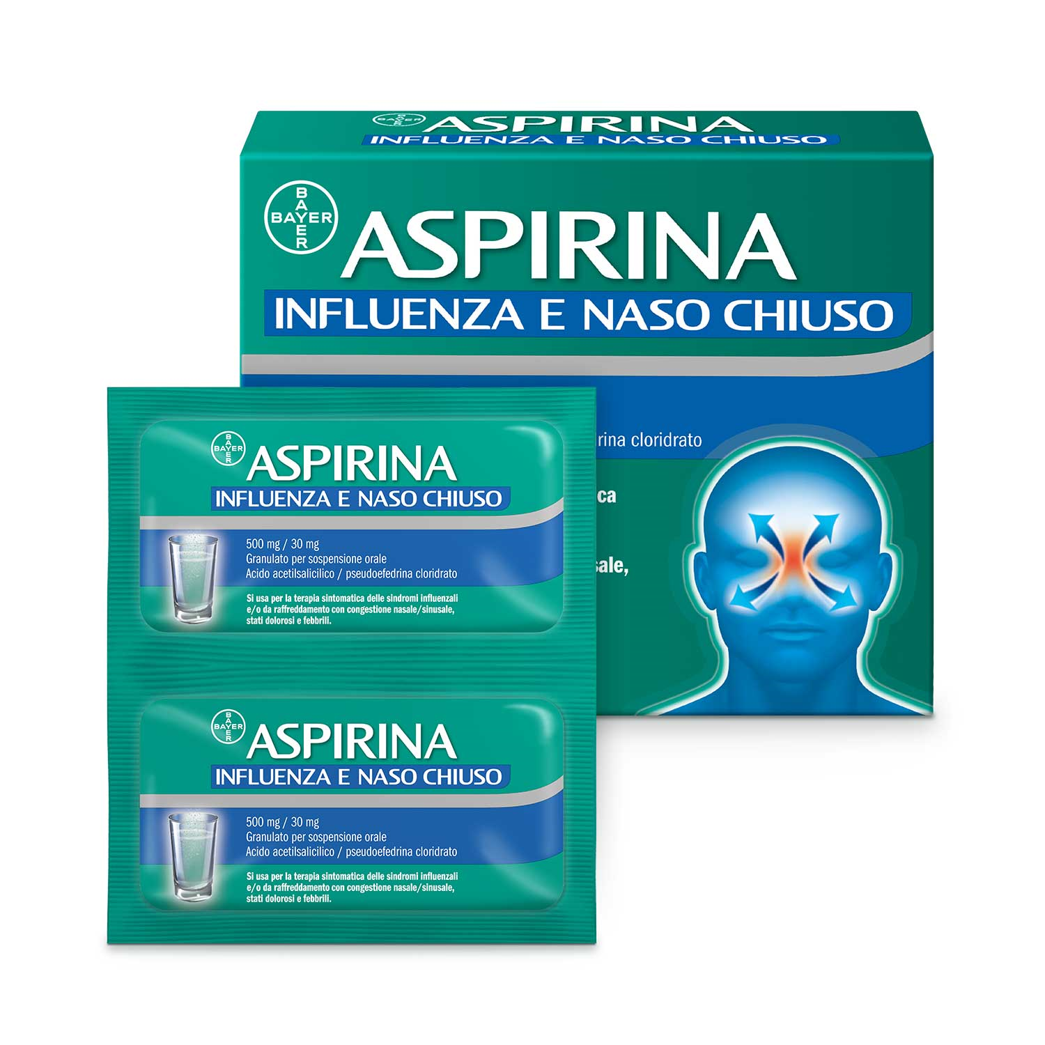 ASPIRINA INFLUENZA E NASO C*10 - Metafarm