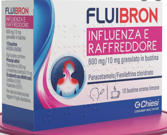 FLUIBRON INFLUENZA E RAFF*10BS - Metafarm