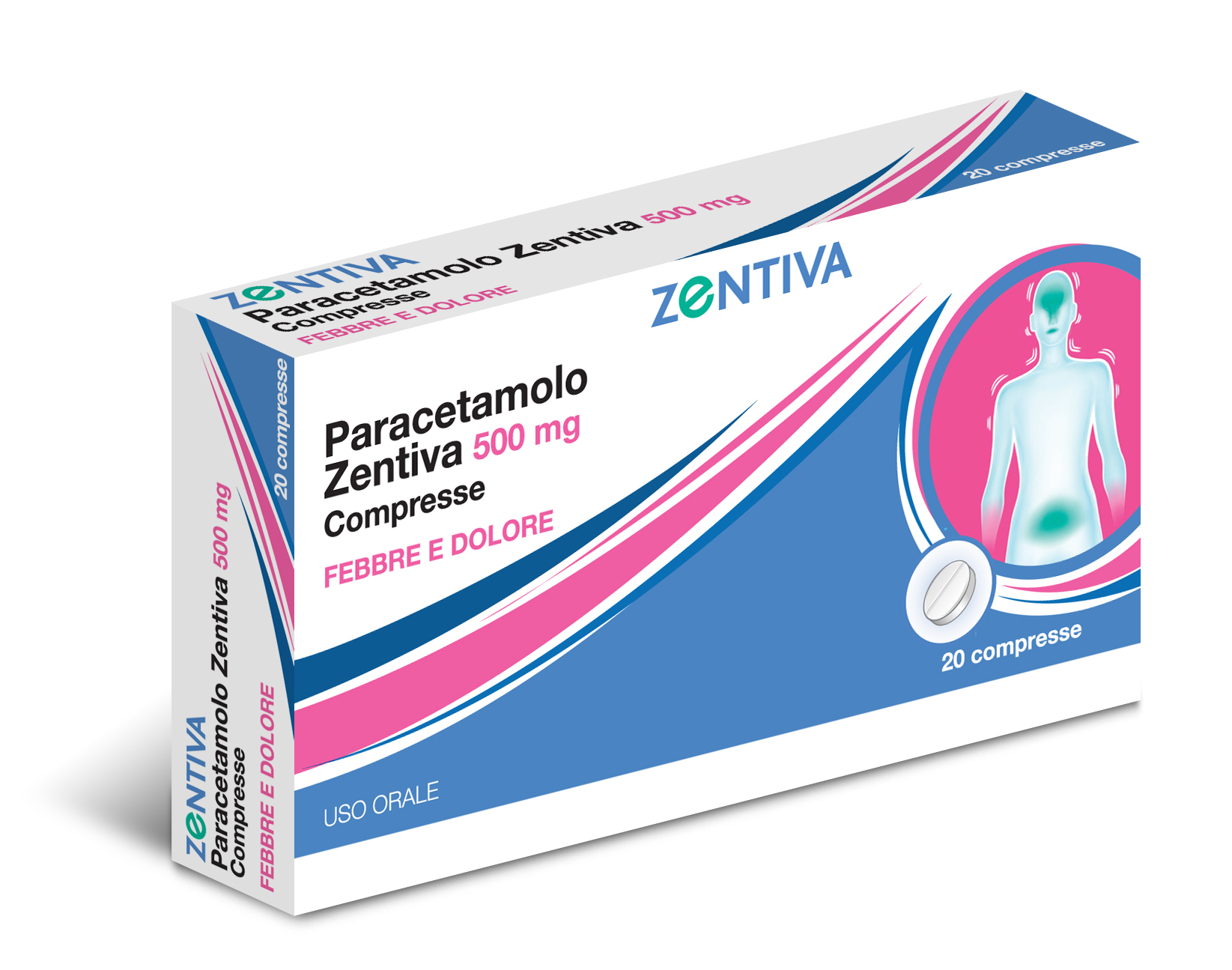 PARACETAMOLO ZEN*20CPR 500MG - Metafarm