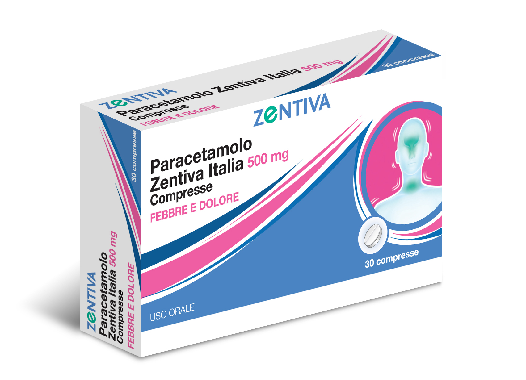 PARACETAMOLO ZEN*30CPR 500MG - Metafarm