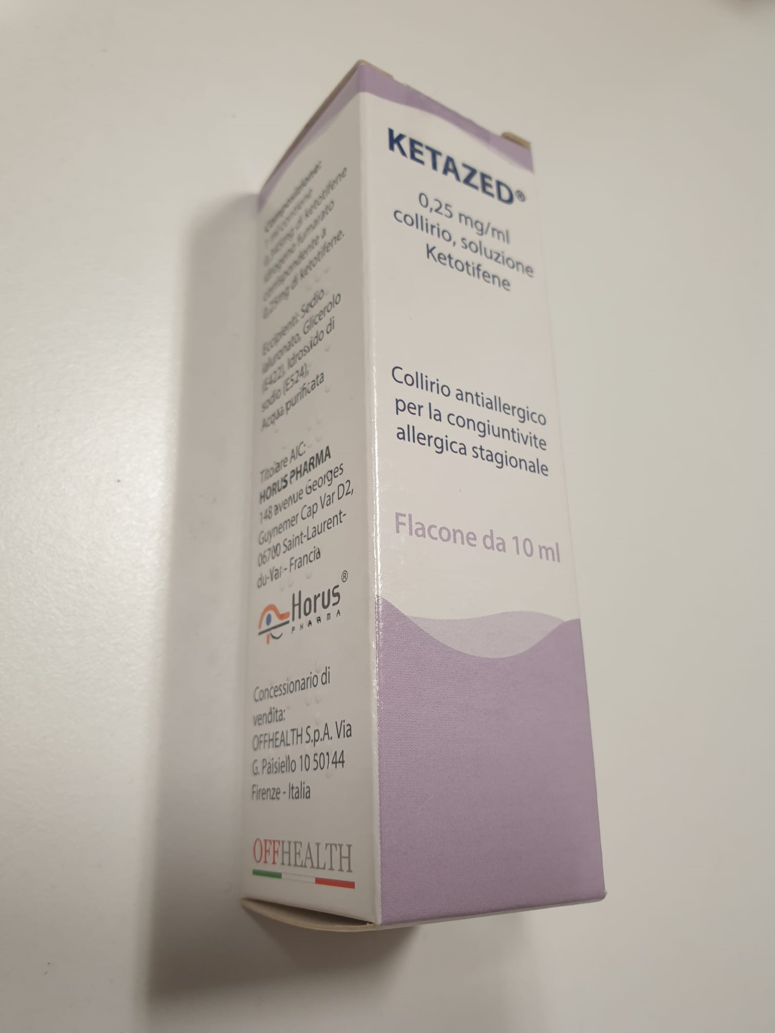 KETAZED*COLL 1FL 10ML0,25MG/ML - Metafarm