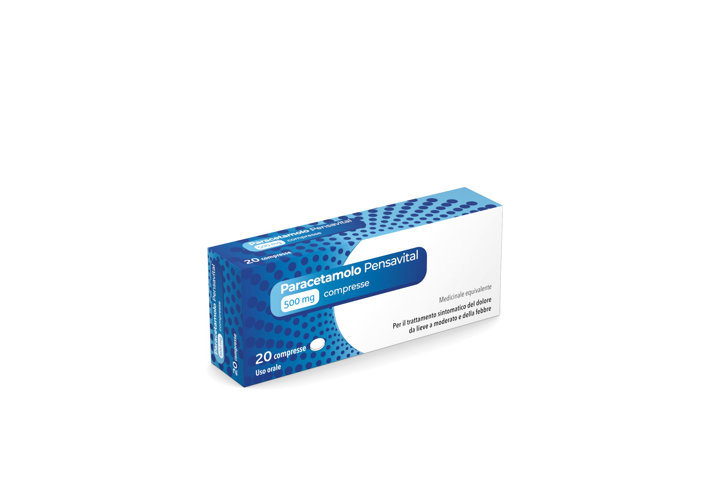 PARACETAMOLO PENSAV*20CPR500MG - Metafarm