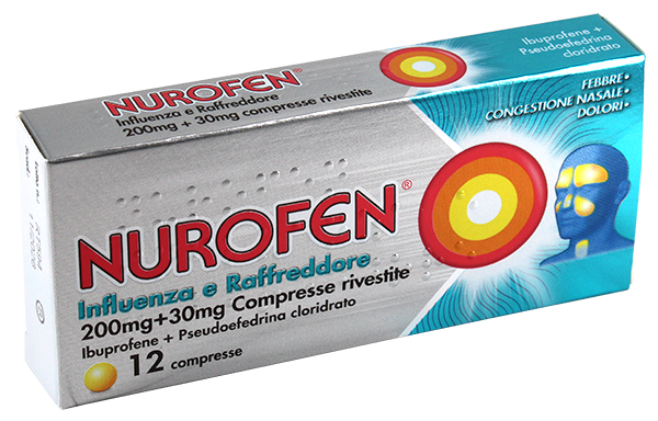 NUROFEN INFLUENZA RAFFR*12CPR - Metafarm