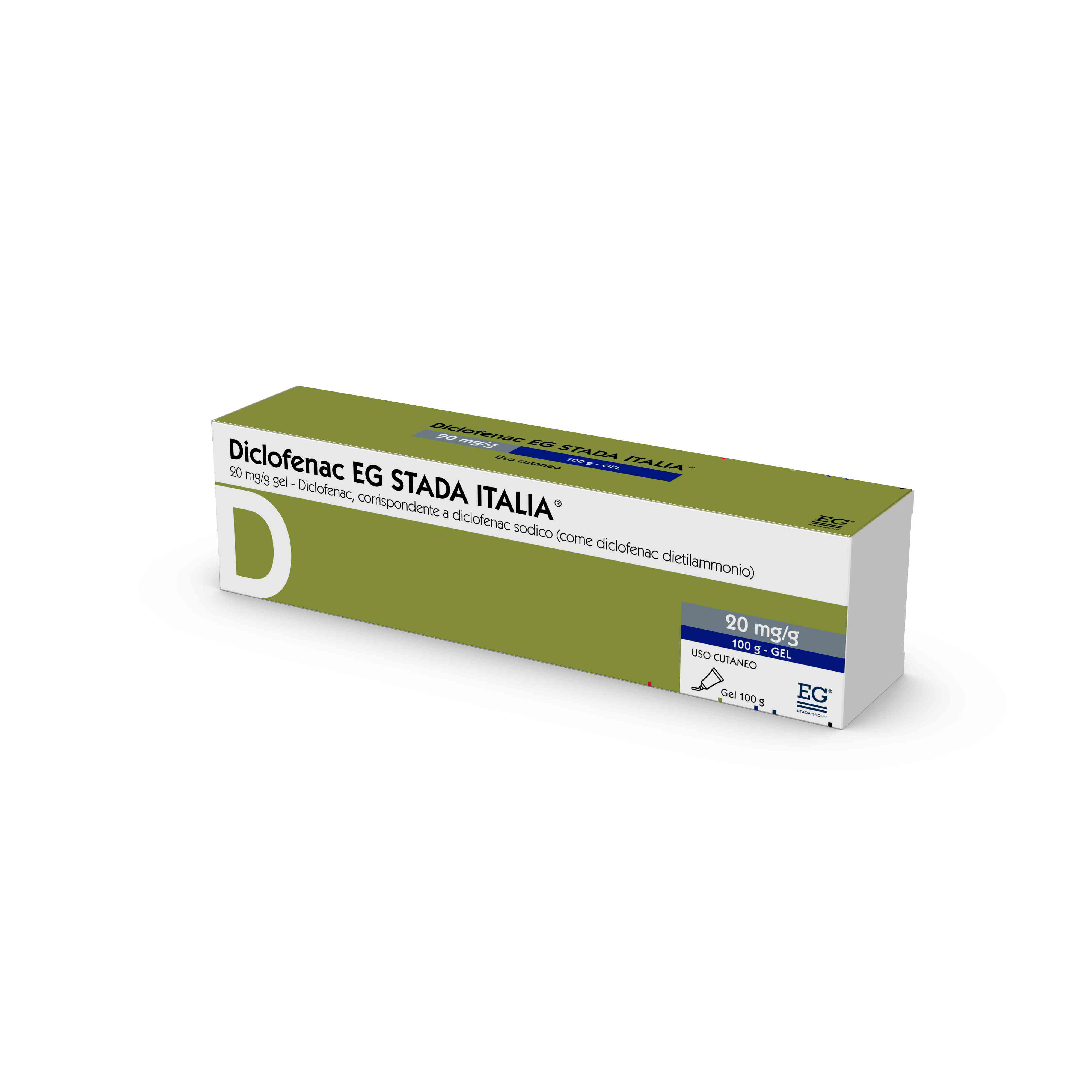 DICLOFENAC EG*GEL 100G 20MG/G - Metafarm