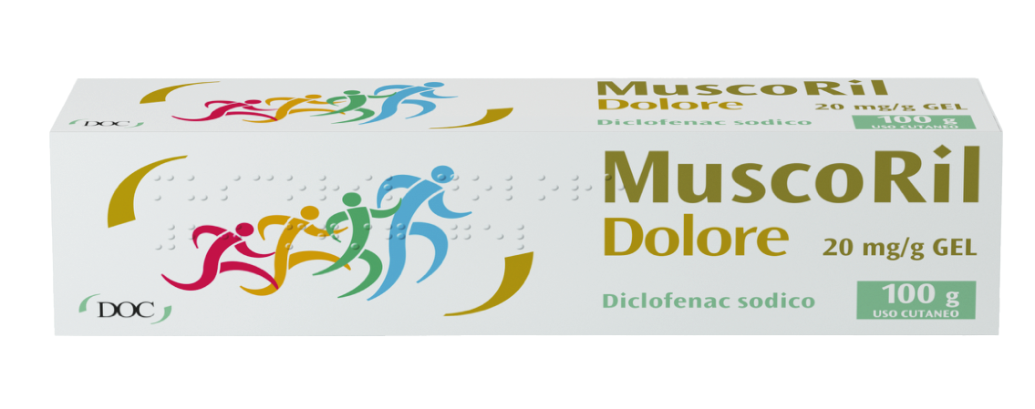 MUSCORIL DOLORE*GEL100G 20MG/G - Metafarm