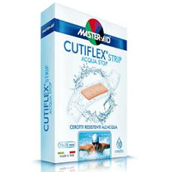 CEROTTO MASTER-AID CUTIFLEXMED STRIP TRASPARENTE IMPERMEABILE SUPPORTO IN POLIURETANO GRANDE 10 PEZZI - Metafarm