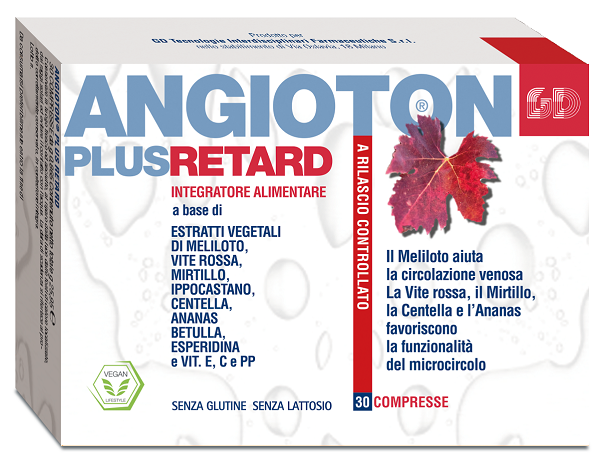 ANGIOTON PLUS RETARD 30 COMPRESSE - Metafarm