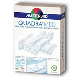 CEROTTO MASTER-AID QUADRA DERMOATTIVO FORMATI ASSORTITI 40 PEZZI - Metafarm