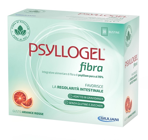 PSYLLOGEL FIBRA ARANCE ROSSE 20 BUSTINE - Metafarm