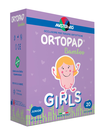 CEROTTO OCULARE PER ORTOTTICA ORTOPAD GIRLS JUNIOR 5X6,7 20 PEZZI - Metafarm