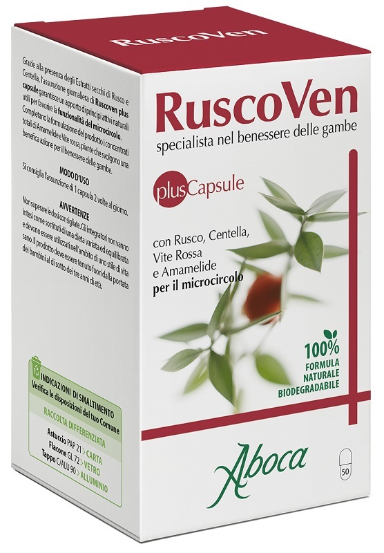 RUSCOVEN PLUS 50 CAPSULE - Metafarm