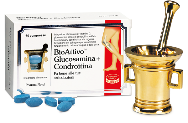 BIOATTIVO GLUCOSAMINA + CONDROITINA 60 COMPRESSE - Metafarm