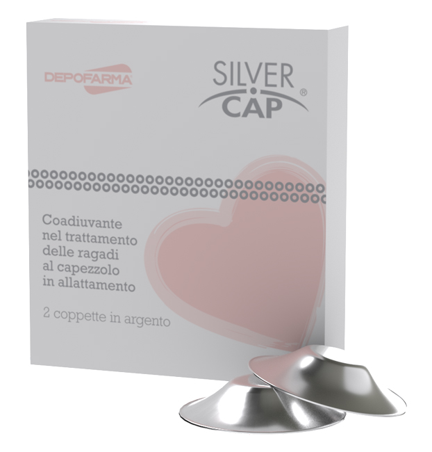 SILVER CAP COPPETTE IN ARGENTO COPRI CAPEZZOLI PER ALLATTAMENTO 2 PEZZI - Metafarm