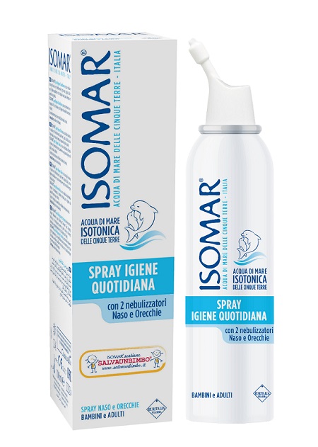 SOLUZIONE ACQUA DI MARE ISOMAR SPRAY IGIENE QUOTIDIANA 100 ML - Metafarm