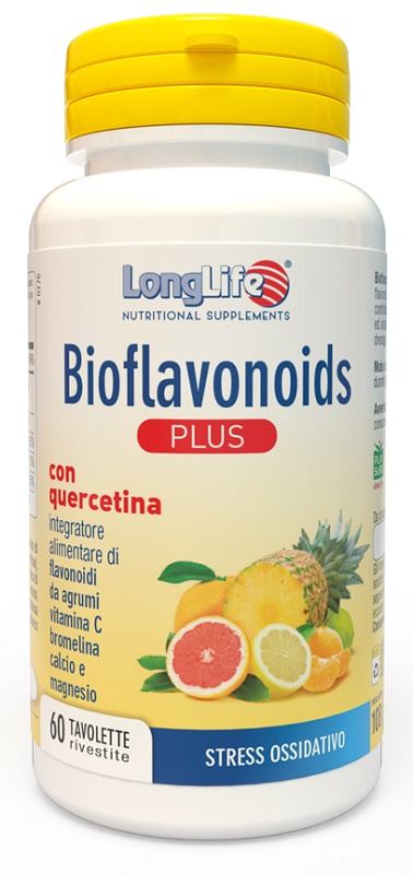 LONGLIFE BIOFLAVONOIDS PLUS 60 TAVOLETTE RIVESTITE - Metafarm