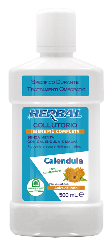 HERBAL COLLUTORIO CALENDULA E MALVA 500 ML - Metafarm