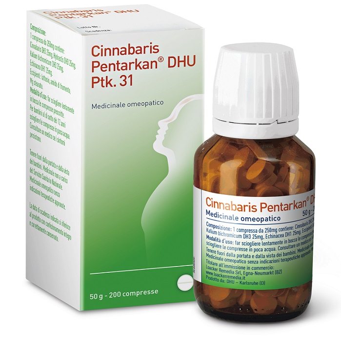 CINNABARIS 31 PTK 200 COMPRESSE 50 G - Metafarm
