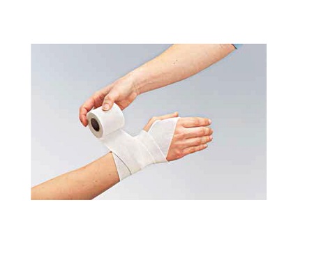 BENDA ELASTICA MEDICATA AUTOADESIVA FORTELAST PLUS CON OSSIDO DI ZINCO 10X450 CM - Metafarm