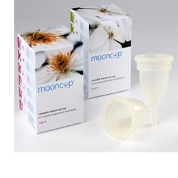 COPPETTA MESTRUALE MOONCUP TAGLIA A GRANDE PER DONNE CON PIU' DI 30 ANNI - Metafarm