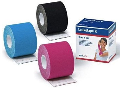 BENDA ADESIVA LEUKOTAPE K PER TAPING FISIOTERAPICO LARGHEZZA 5 CM LUNGHEZZA 5 M COLORE NERO IN ROTOLO - Metafarm
