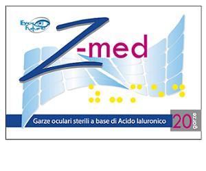 GARZA OCULARE Z MED MEDICATA CON ACIDO IALURONICO STERILE 20 BUSTE - Metafarm