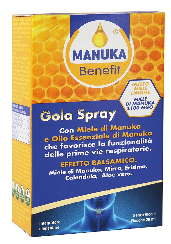 MANUKA BENEFIT GOLA SPRAY 20 ML - Metafarm