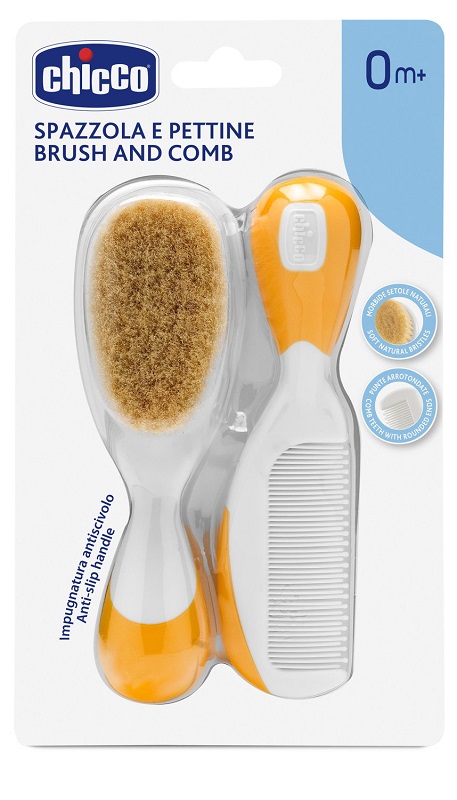 CHICCO SPAZZOLA + PETTINE ARANCIONE - Metafarm