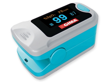 PULSOSSIMETRO DA DITO PULSOXIMETRO OXY-3 CON DISPLAY PER MISURAZIONE DIOSSIGENO NEL SANGUE E BATTITO CARDIACO CON CORDINO E BATTERIE - Metafarm