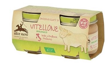 OMOGENEIZZATO DI VITELLONE BABY FOOD BIO 2 X 80 G - Metafarm