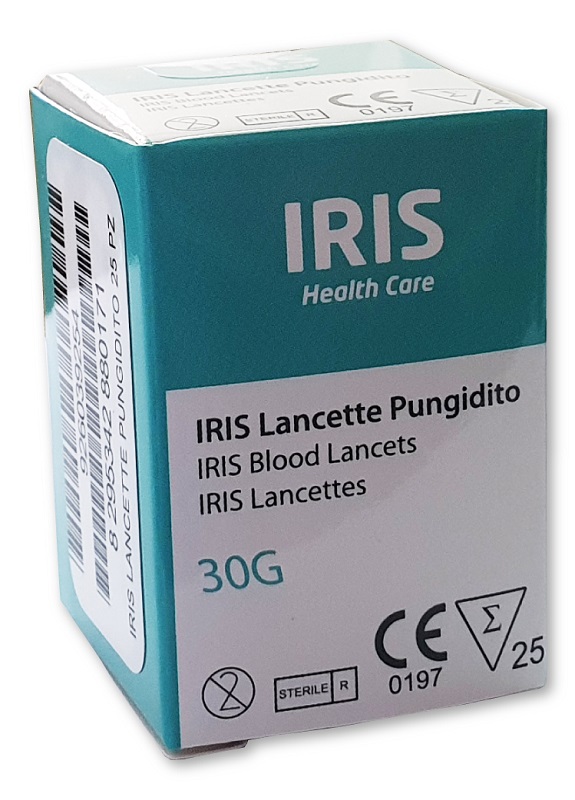 LANCETTE PUNGIDITO IRIS 25 PEZZI - Metafarm