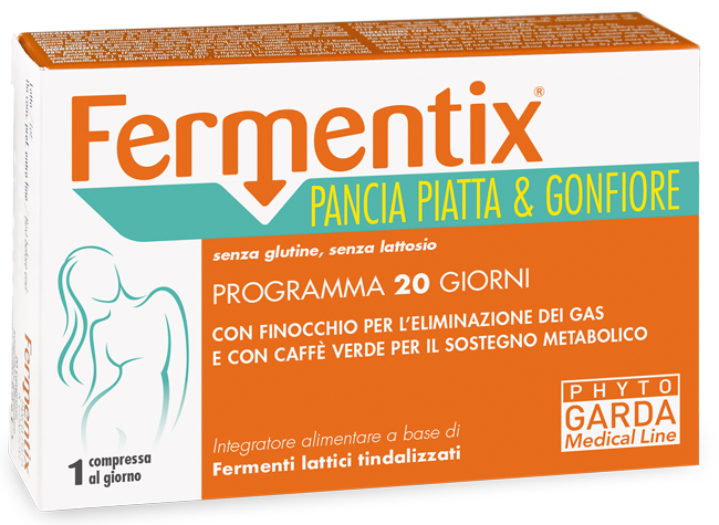 FERMENTIX PANCIA PIATTA E GONFIORE 20 COMPRESSE - Metafarm