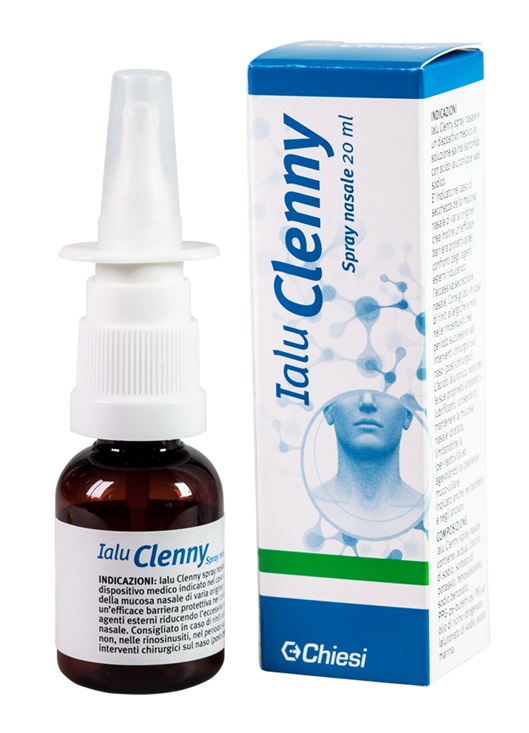IALU CLENNY SPRAY NASALE SOLUZIONE SALINA ISOTONICA CON ACIDO IALURONICO E SALE SODICO 20 ML - Metafarm